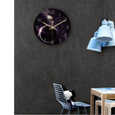 Loskii CC022 Creative Starry Pattern Wall Clock Mute Wall Clock Quartz Wall Clock For Home Office Decorations