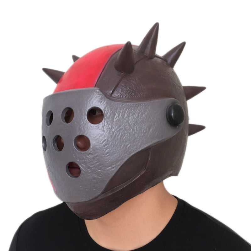 Fort Nite Latex Mask Rust Lord Cosplay Helmet Costume Prop Halloween Party