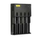Sunflower Rich HE4 USB Port Rapid Smart Battery Charger For 18650 26650 AA AAA 4Slots