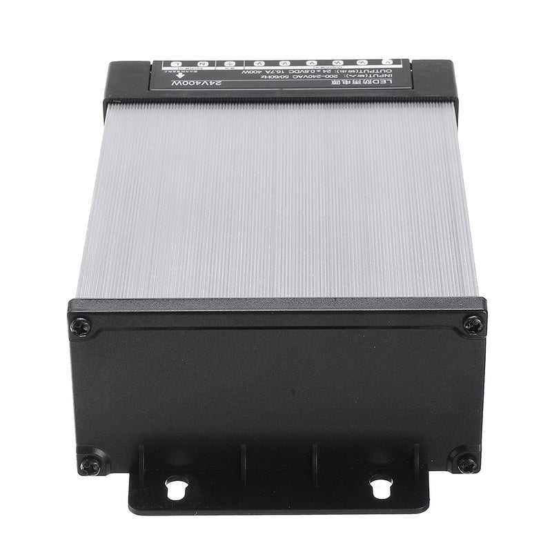 AC200-240V to DC24V 17A 400W LED Rainproof Switching Power Supply 165*120*58mm