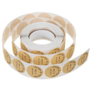 500PCS Kraft Paper Handmade With Love Sticker DIY Gifts Wrap Cookies Packaging Stickers