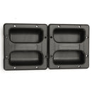 2PCS Plastic Replacement Recessed Handle for Guitar Amp Cabinet Speaker