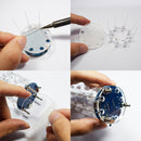 3Pcs Geekcreit DIY Blue Mini Star Flashing LED Cylinder Kit With 23 Flashing Mode