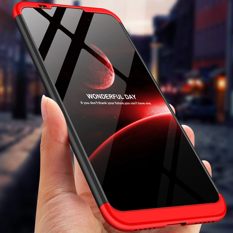 Bakeey 3 in 1 Double Dip 360 Full Hard PC Protective Case For Xiaomi Mi Play