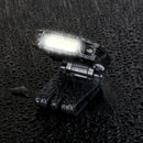WARSUN COB 4Modes IPX5 USB Rechargeable 20CM Sensor Fishing Headlamp Outdoor Portable Lightweight Clip-On Fishing Lamp-Black