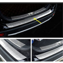 Outer Rear Bumper Protector Sill Plate Cover Guard For Mitsubishi OUTLANDER 2016