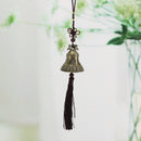 Chinese Wind Chime Peacock Single Bell Lucky Feng Shui Hanging Garden Decorations