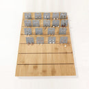 Finished Bamboo Wooden Earring Ear Studs Cards Jewelry Rack Display Stand Board Organizer
