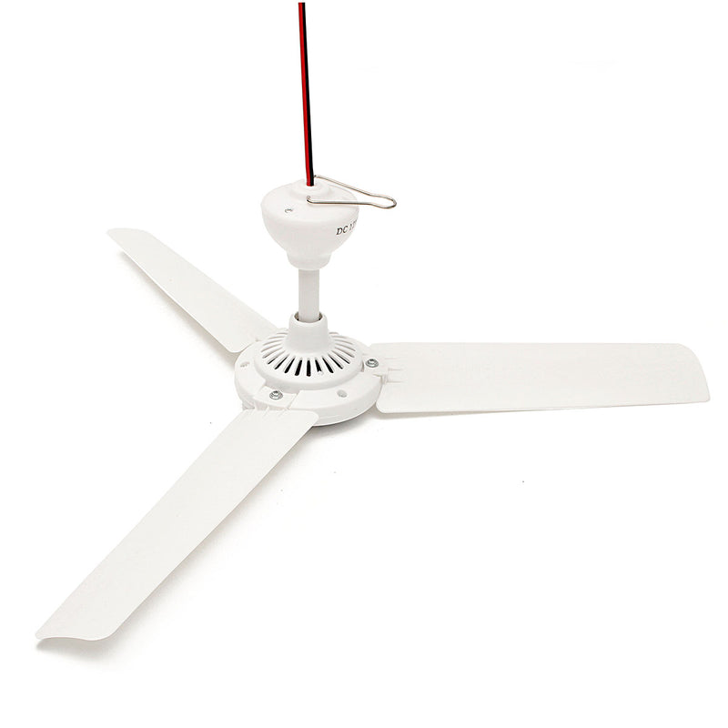 DC12V 6W 3 Leaves Brushless Converter Motor Battery Mini Hanging Ceiling Fan