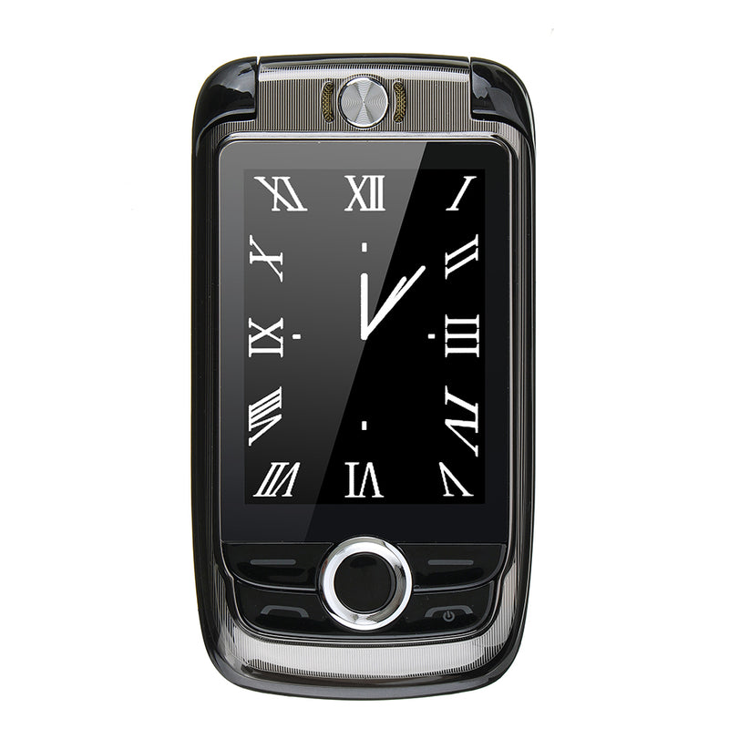 BLT V998 2.6'' 2000mAh Dual Touch Screen Dual SIM Magic Voice Flip Feature Phone