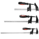 Drillpro 3 Inch x 6-36 Inch Quick Release Clutch Style F Bar Clamp Medium Duty Parallel Woodworking Clamp
