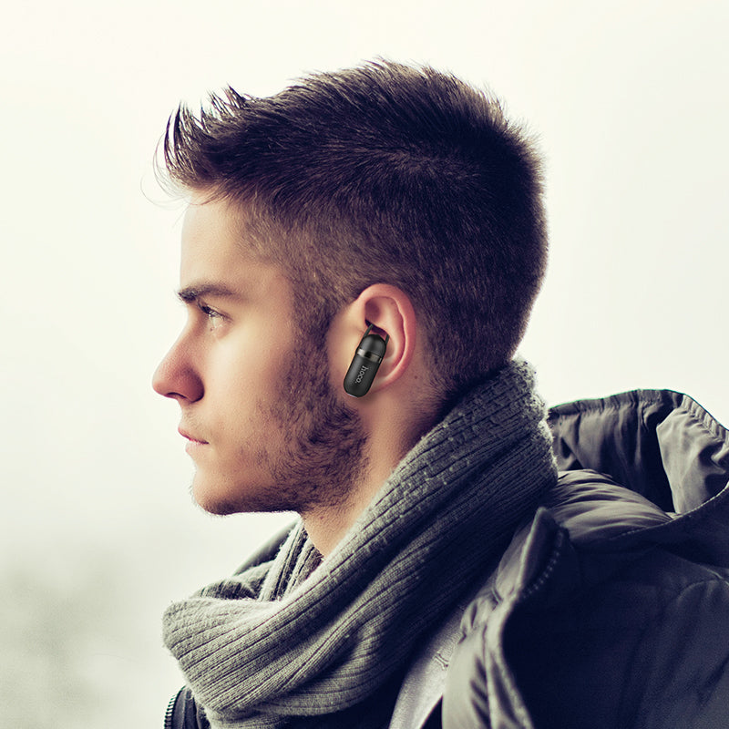 HOCO E40 Mini Single Business bluetooth Earphone Wireless HiFi Headset With Mic for Cell Phones