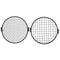 7inch Motorcycle Headlight Mesh Grill Mask Protector Guard Square/Rhombus Cover