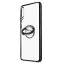 Bakeey Plating Transparent Shockproof PC Protective Case with Finger Ring for Samsung Galaxy A70
