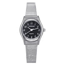 HOREDAR 3079 Full Steel Small Dial Women Wrist Watch Elegant Design Quartz Watches