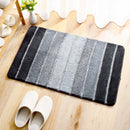 Honana MT-815 50x80cm Modern Minimalist Mat Anti-Skid Gradient Stripe Rugs Carpet Home Bathroom Mat