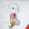 Wall-mounted Pot Cover Rack Household Punch Free Seamless Plastic Rack Kitchen Storage Rack Baskets