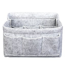 Felt Insert Bag Multi Pockets Handbag Purse Organizer Cosmetic Makeup Travel Desktop Organizer