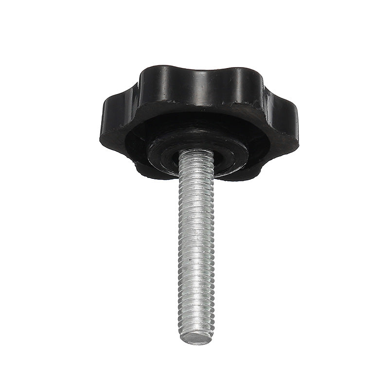 Suleve M6TS1 10Pcs M6 30mm Star Shape Head Thread Knurled Thumb Screw Clamping Grip Knob Screw