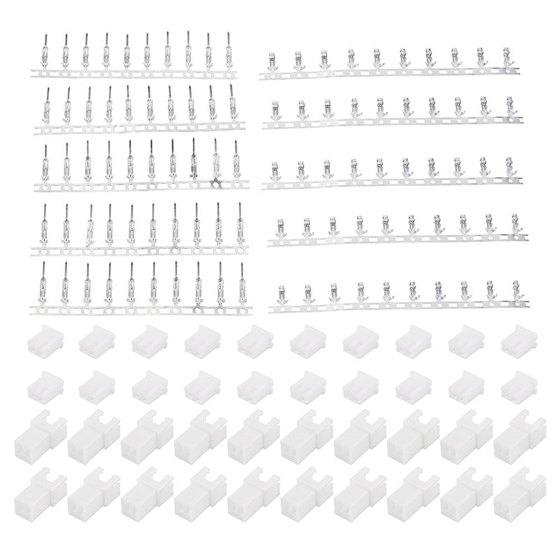 20 Pair 2/3 Pin XH2.54mm Balance Plug Male/Female Wire Cable Jumper Pin Header Housing Connector Terminal Kit