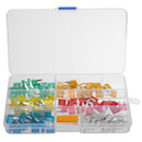 120pcs Mini Blade Fuse Box Assortment Set Automotive Truck Fuses Holder Kit