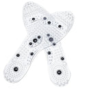 Silicone Shoe Pad Massage Insole Health Anti-Fatigue 8 Magnets Therapy Acupressure Magnetic Massage Foot Therapy Reflexology Pain Relief