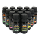 RHJY 14Pcs/Set 10ml 100% Pure Natural Aromatherapy Essential Oil Therapeutic Plant