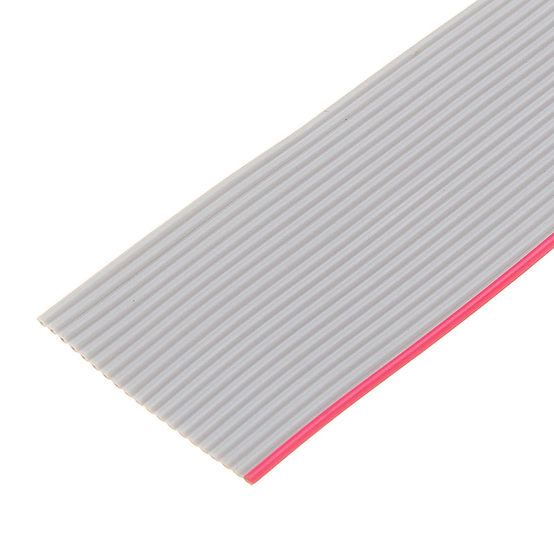 5M 1.27mm Pitch 20 Pin 20P Grey Gray Flat Ribbon Data Cable Wire Connector AWG28 300V
