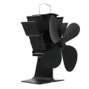 IPRee 4 Blades Fireplace Fan Thermal Heat Power Stove Fan Wood Burner Fan