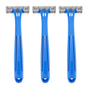 Minleaf ML-HR01 3 Couont Disposable Razor with Lubrication Strip & Sterile Cover