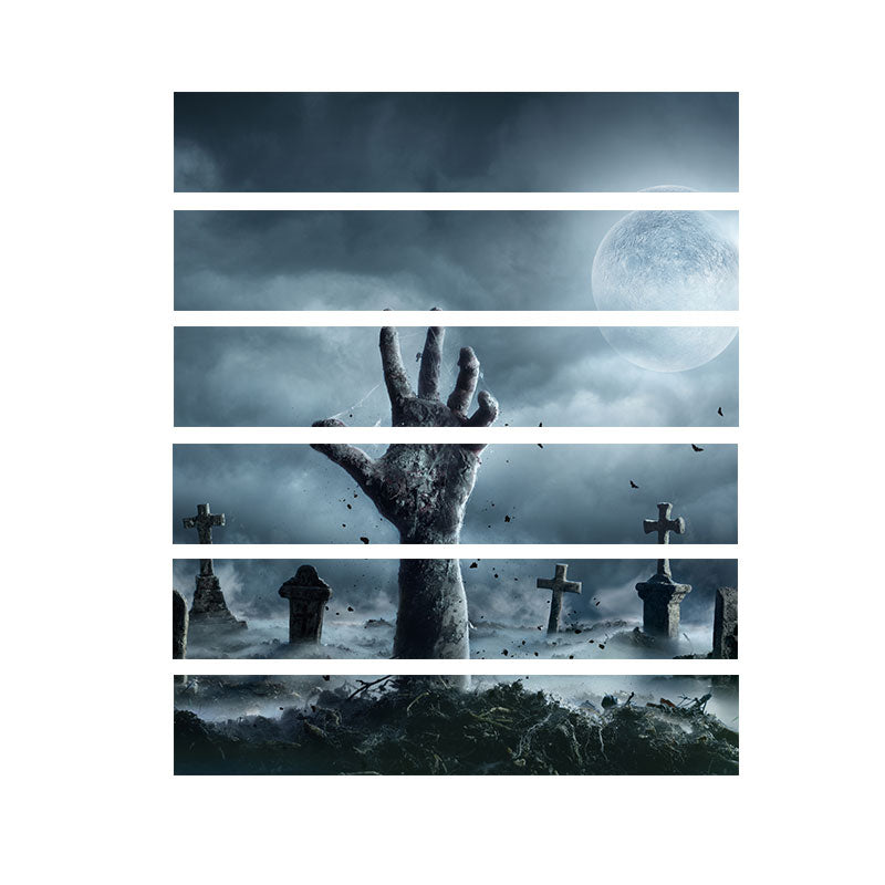 Miico LT009 Halloween Sticker Stair Sticker Novetly Sticker Removable Wall Sticker Waterproof Sticker