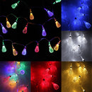 Battery Operated 2.2M 20LEDs Moroccan Bulbs Fairy String Lights for Christmas Wedding Decor