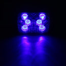 5X7 Inch H4 13 LED Headlights High Low Dual Beam Light with Atmosphere Lamp DC9-32V 40W for Jeep Grand Cherokee Dodge