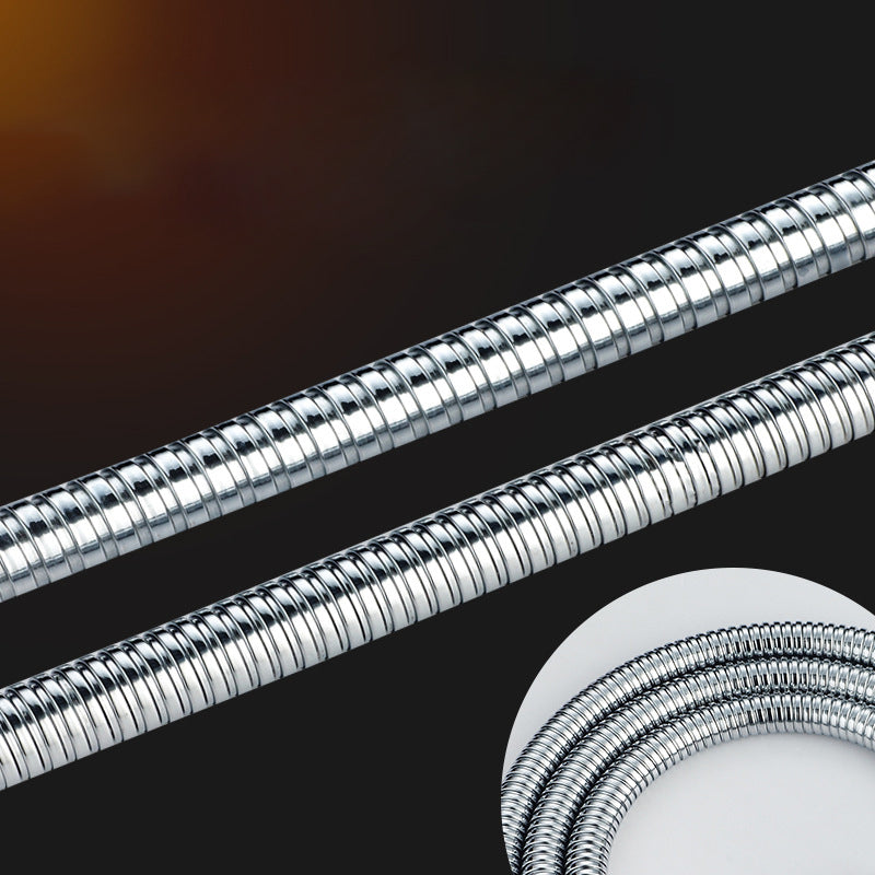 Bathroom 1.5M 2M 3M Flexible Stainless Steel Shower Faucet  Accessory Spring Shower Head Hose