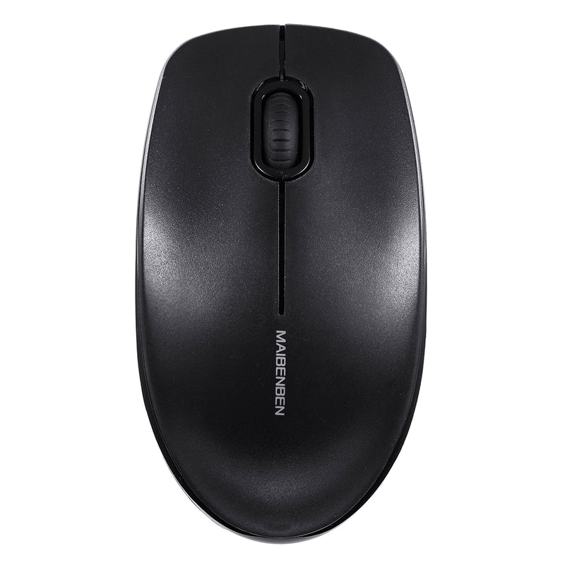 Maibenben 1200DPI 2.4G Wireless Gaming Mouse 3 Buttons Mute Mice For Office Worker Gamer