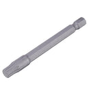 Drillpro 50Pcs Screwdriver Bits Extra Long Reach Bit Set Torx Star Hex Spline Multi-purpose Screw Head for Electric Screwdriver