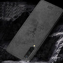 BAKEEY Deer Canvas Cloth Shockproof Protective Case for Xiaomi Mi A3 / Xiaomi Mi CC9E