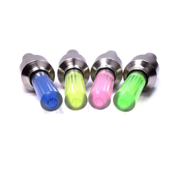 4pcs Bike Bicycle LED Wheel Lights Valve Lamp Valve Core Light