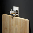 Single Wall Mounted Coat Cloth Robe Hat Hook Rack Holder Stainless Hanger