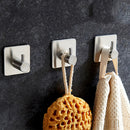 Single Wall Mounted Coat Cloth Robe Hat Hook Rack Holder Stainless Hanger