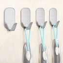 1 piece Single Hook Holder Stainless Steel Robe Towel Jacket Coat Bathroom Storage Silver