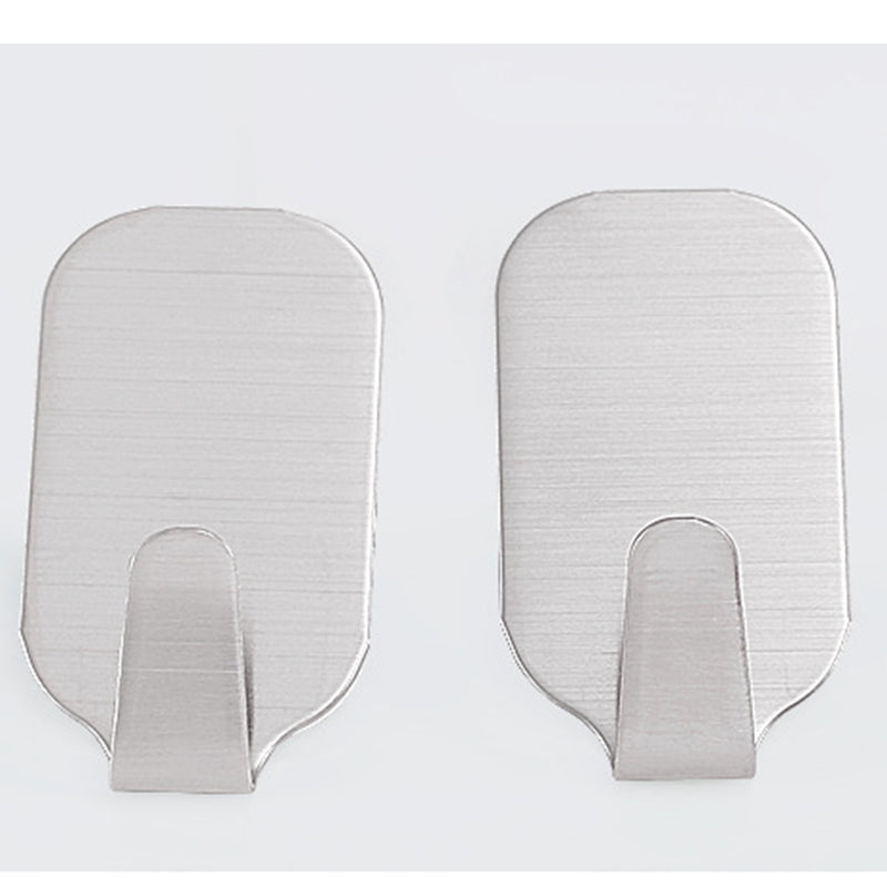 1 piece Single Hook Holder Stainless Steel Robe Towel Jacket Coat Bathroom Storage Silver