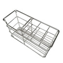 Toothbrush Holder, Toothpaste Holder Stand Bathroom Storage Organizer Rack for Vanity Countertops - Stainless Steel Desk Supplies Organizer