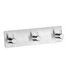 3 Hooks Wall Hanger Stainless Steel Coat Hat Clothes Robe Holder Rack Hook Storage Holder