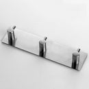 3 Hooks Wall Hanger Stainless Steel Coat Hat Clothes Robe Holder Rack Hook Storage Holder