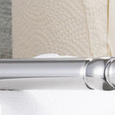 Toilet Paper Holder Â– Wall Mounted Roll Dispenser for Bathroom, Silver