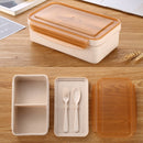 Meal Prep Containers Single 2 Compartments with Lid, Food Storage Bento Box | Stackable | Reusable Lunch Boxes, Microwave/Dishwasher/Freezer Safe,Portion Control