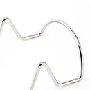 Metal Taco Holder Stand Stainless Steel 2 Slot Taco Display Rack Tacos Tray
