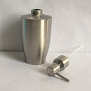 Soap Dispensers Bottles Countertop Lotion Clear With Stainless Steel Pump Empty Liquid Hand Soap Dispenser Kitchen and Bathroom Boston Round Press Bottle