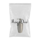 Soap Dispensers Bottles Countertop Lotion Clear With Stainless Steel Pump Empty Liquid Hand Soap Dispenser Kitchen and Bathroom Boston Round Press Bottle
